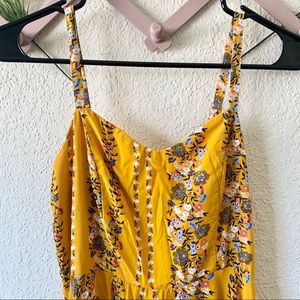 Floral Skinny Strap Petite Mini Dress - SP